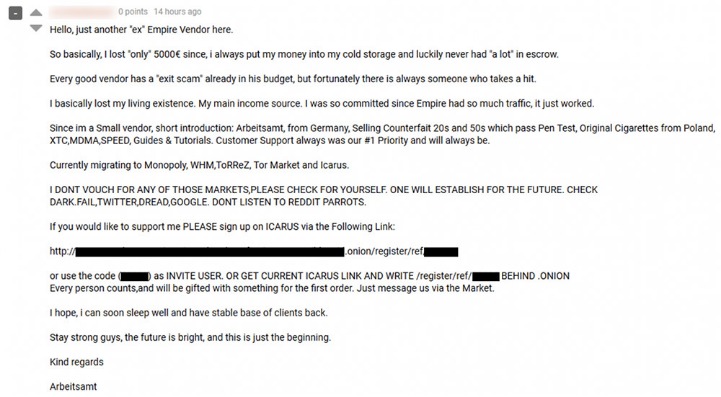 darknet market comparison chart