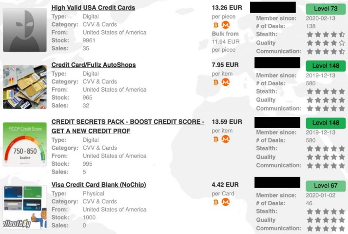 how to buy stolen credit cards on the dark web