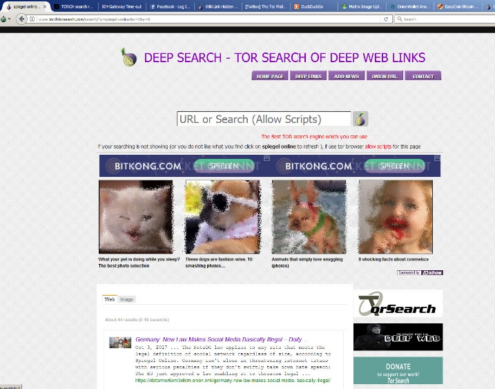 darknet search engine url