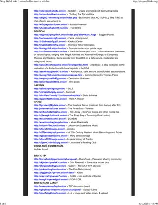 deep web links reddit 2023